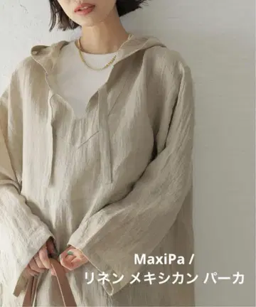 MaxiPa / 린넨 멕시코 후드티