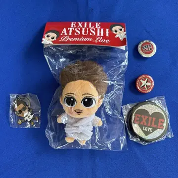 EXILE ATSUSHI 스나짱 키링, 캔 배치 등