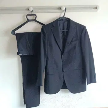 블랙 포멀 슈트 상하의 HILTON