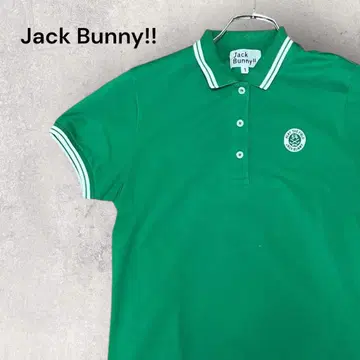 Jack Bunny!! 골프 여성용 반팔 폴로 셔츠 M 사이즈