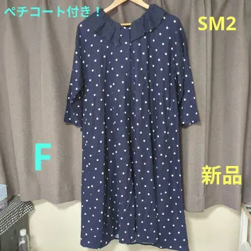 새상품 사만사 모스모스 얇은 명주 레이스 도트 프린트 원피스