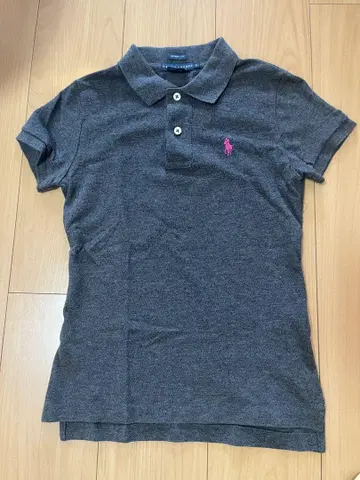 Ralph Lauren 차콜 그레이 피케 셔츠 S