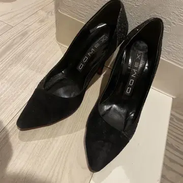 COMEX 블랙 하이힐 스틸레토