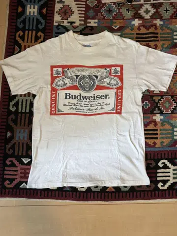 Budweiser 빈티지 티셔츠 Made in USA