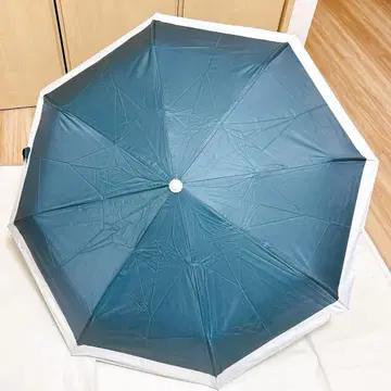 다크 그린 접이식 우산 완전 차광 100 UV 차단 원터치 자동 개폐