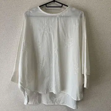 무목텍 7부 소매 블라우스