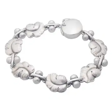 조지 젠슨 GEORG JENSEN 리프 팔찌 실버