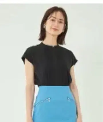 유나이티드 애로우즈 그린 라벨 릴랙싱 블랙 블라우스