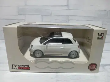 1/43 피아트 500 딜러 상품 미니카 컬러 샘플 화이트