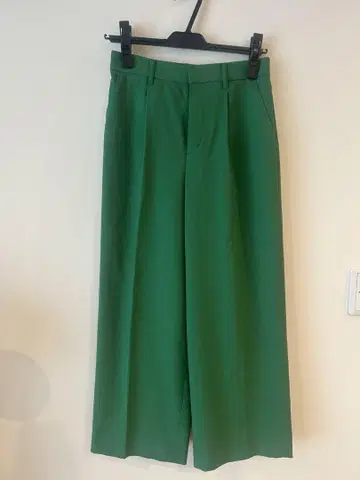 매킨토시 철학 와이드 팬츠 그린 36