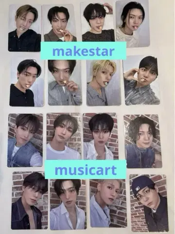 ATEEZ MUSICART makestar 대면 영통 트레카 세트 16장