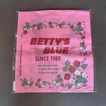 베티즈 블루 쇼핑백 패턴 에코백 핑크