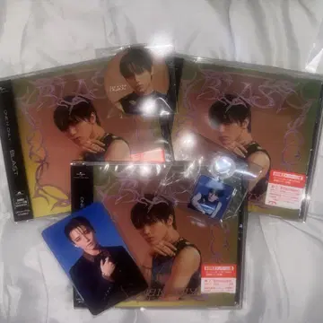 원엔 HAYATO BLAST CD 캔뱃지 엄브렐라 마커 트레이딩 카드