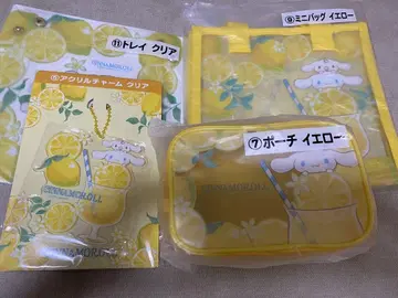 산리오 당첨 복권 미니 백 파우치 참 트레이 시나모롤
