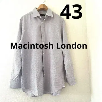 빅 사이즈 새상품급 Macintosh London 블라우스 체크 43
