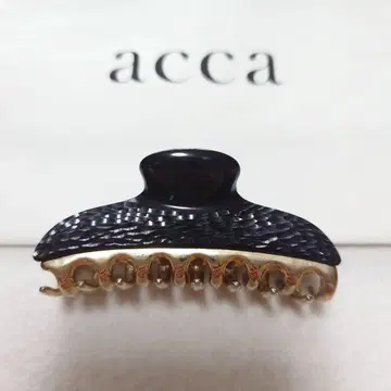 acca 헤어 클립 블랙