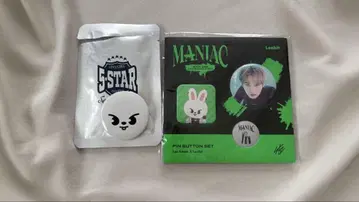 Straykids 리노 서울 콘서트 MANIAC 핀 배지 세트 5STAR