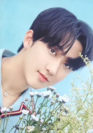Stray Kids Changbin FC 2기 혜택 엽서 2기 파랑