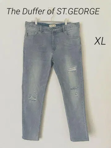 The Duffer of ST.GEORGE 데미지 데님 팬츠 XL