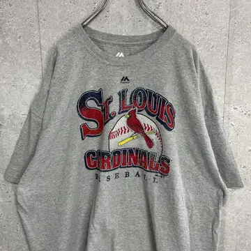 마제스틱 MLB 세인트루이스 카디널스 프린트 티셔츠 3XL