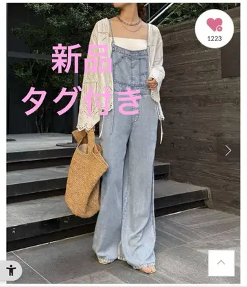 DOUDOU 리오셀 데님 올인원 여성용 살로펫 새상품