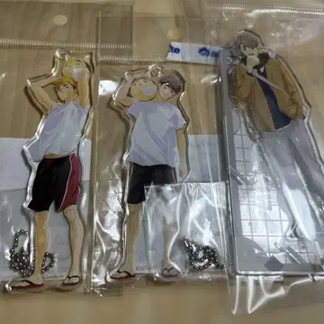 하이큐 미야 형제 아크릴 킨 홀더와 아크릴 스틱