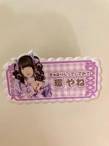환 야네 아크릴 키링 삐삐삐삐 해보세요