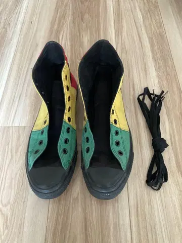 컨버스 하이컷 라스타 컬러 스니커즈 컨버스 28cm