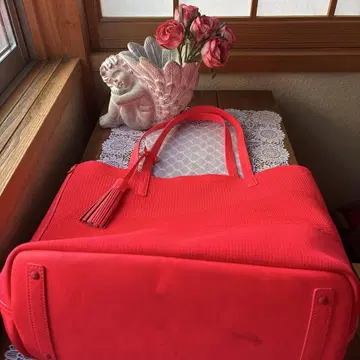 콜한, 레어한 빨간색 올 여름에 꼭 필요한 토트백!
