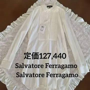 정가 127,440 Salvatore Ferragamo 긴팔 셔츠 38