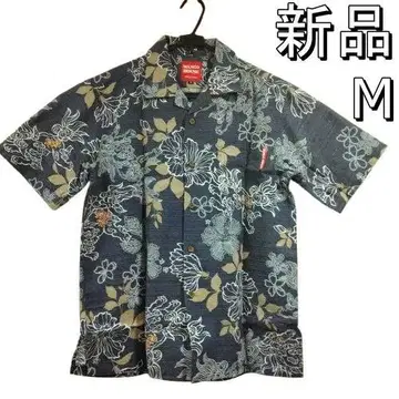 새상품 MANGO HOUSE 카리유시 알로하 셔츠 M 사이즈 남성용