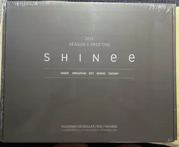 미개봉 새상품 SHINee 시즌 그리팅 2014 시그리 달력