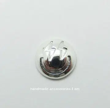 한쪽 귀 라이트닝 볼트 스마일 스터드 귀걸이 실버 925