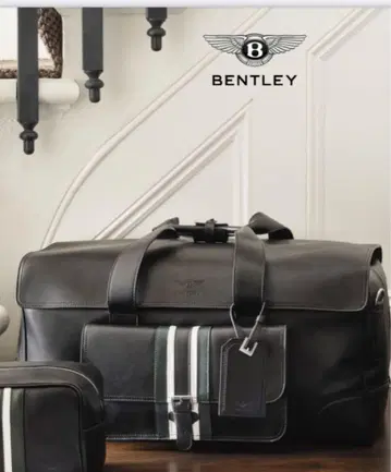 BENTLEY Heritage Weekender 블랙 보스턴 백