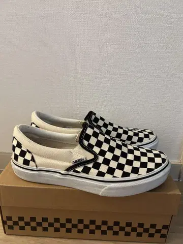 Vans 체크 무늬 슬립온