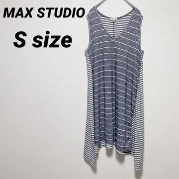MAX STUDIO 맥스 스튜디오 [S] 슬리브리스 원피스 스트랩