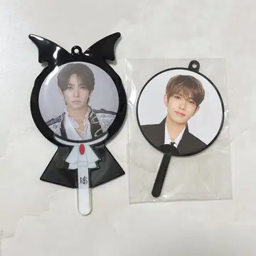 ENHYPEN 희순 FATE+ FATE 캔뱃지 미니 부채 라키드로