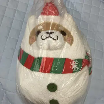 눈사람 봉제 인형 산타 모자 포함