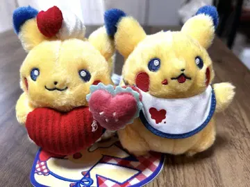 택 포함 새상품 PIKACHU DINER 마스코트 2종