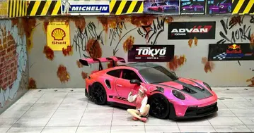 포르쉐 911 (992) GT3 RS 핑크 슬립 미니카