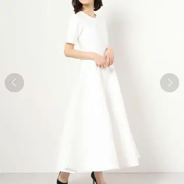 MADISONBLUE 플레어 롱 니트 원피스