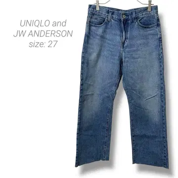 유니클로] 유니클로 JWANDERSON 와이드 부츠 컷 데님 팬츠