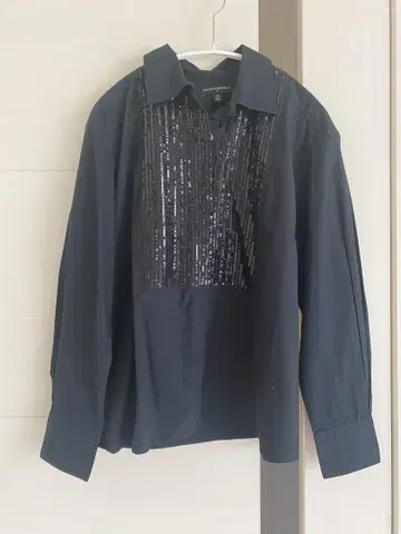 BANANA REPUBLIC 비즈 장식 긴팔 셔츠 M