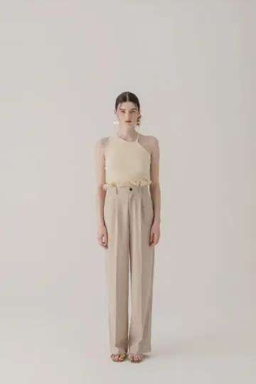 EAPHI FRILLS WAIST PANTS 베이지 사이즈 1