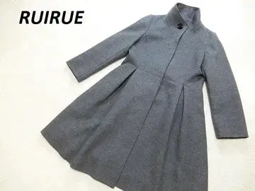 새상품급 RUIRUE 루일 에 부티크 엘레강트 리본 코트 그레이 3L