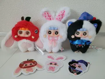 MIGO 봉제 인형 고양이 토끼 세트