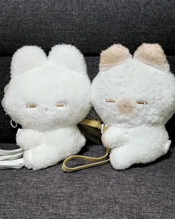 토끼 네무짱 봉제 인형 미니백 2종 세트