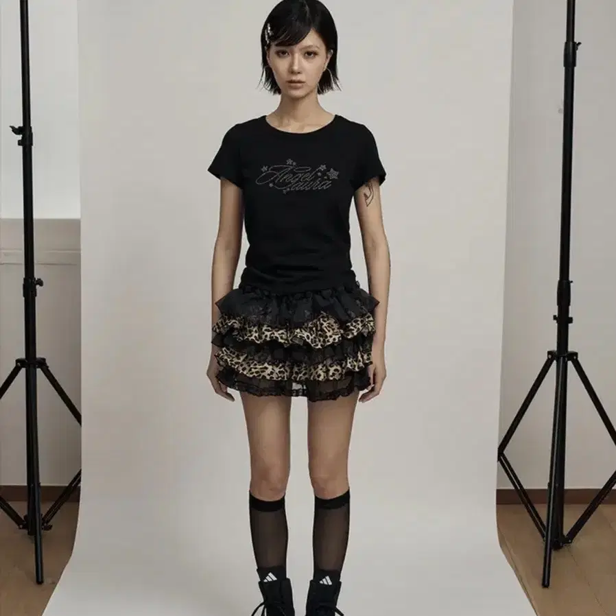 Illy Leopard tutu shorts (worn by jang wonyoung) on Bunjang
