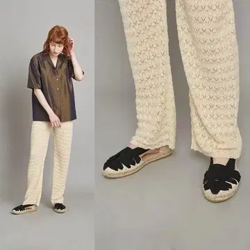 새상품 정가 1만 9800엔 Steven Alan 코튼 레이스 팬츠 F