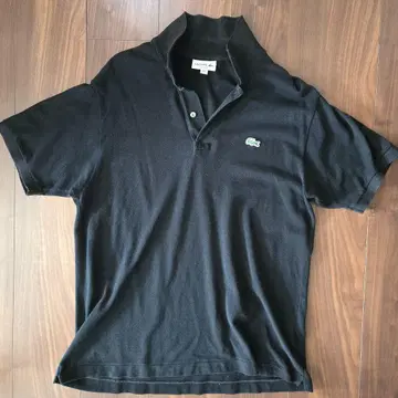 라코스테 블랙 피케 셔츠 US XL